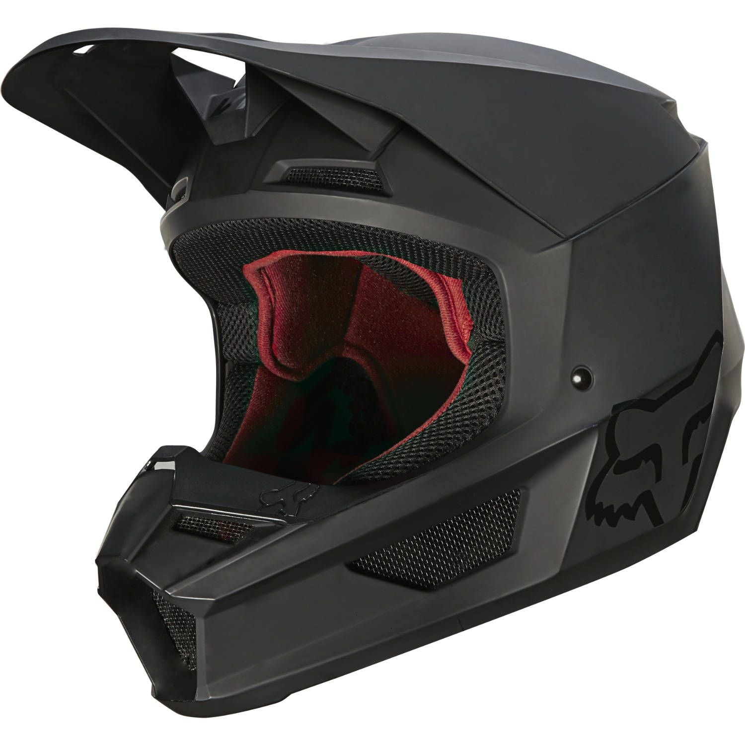 Fox Racing V1 Helmet Matte Black XS